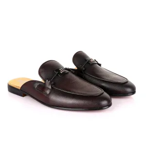 LoriBlu Classic Mole coffee Half Leather Shoe