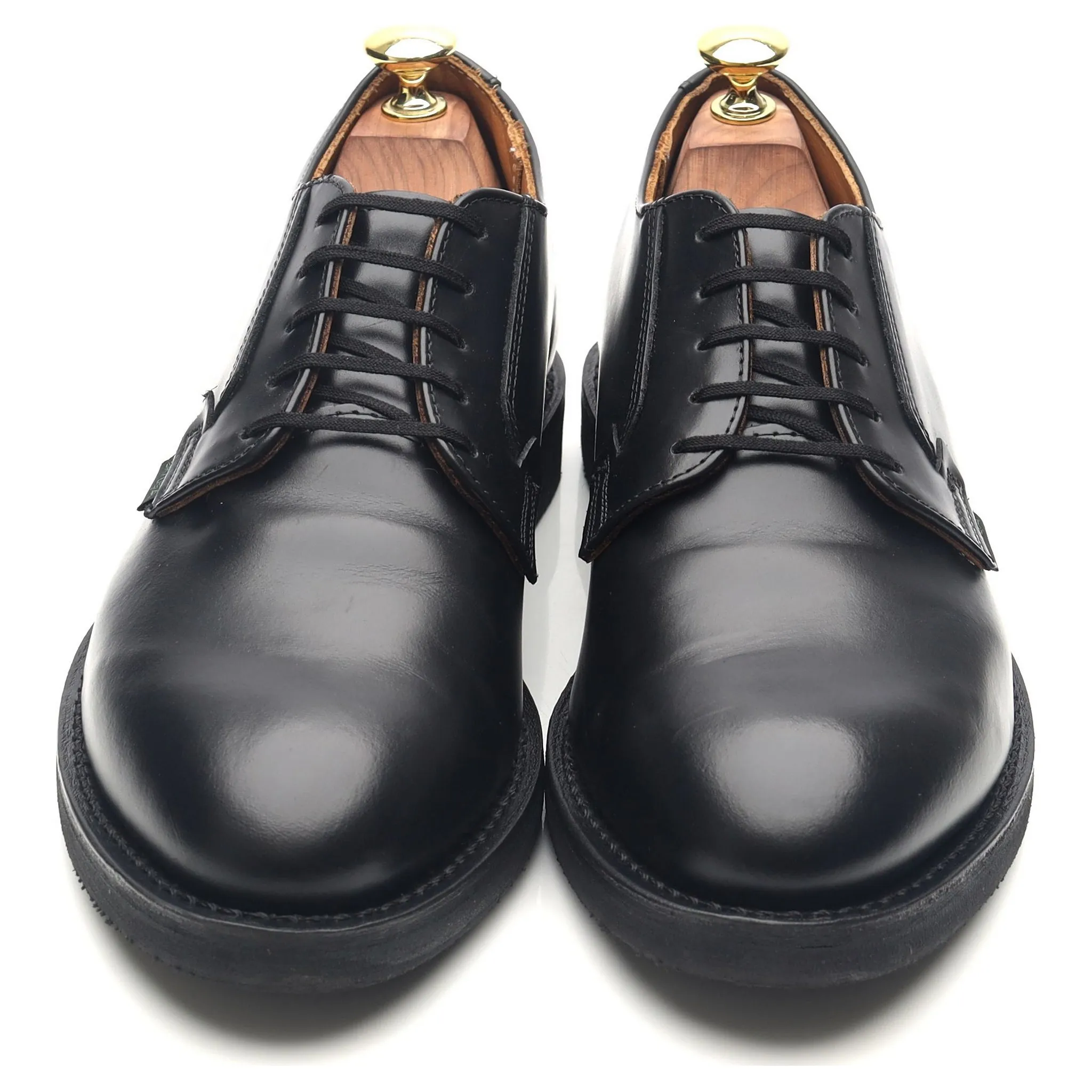 '101 Postman Oxford' Black Leather Derby Shoes UK 7.5 US 8.5