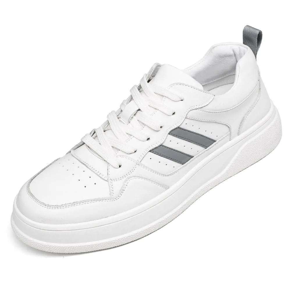 5 CM / 1.95 inches CMR CHAMARIPA White Elevator Sports Shoes for Men - Height Increasing Casual Sneakers