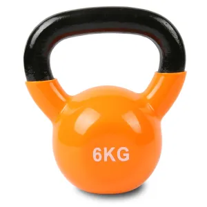 6kg Vinyl Dipped Kettlebell for Full Body Workouts