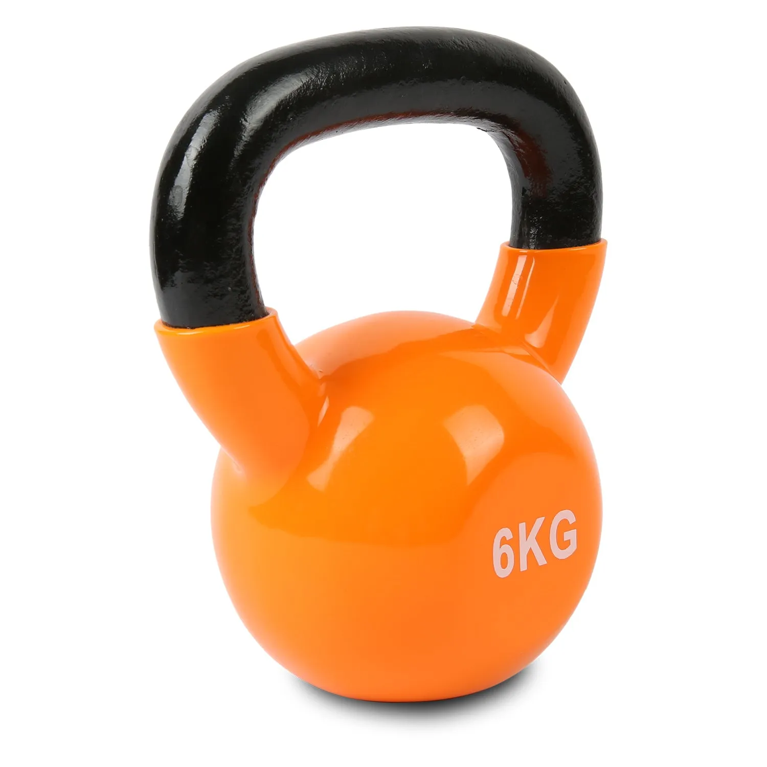 6kg Vinyl Dipped Kettlebell for Full Body Workouts