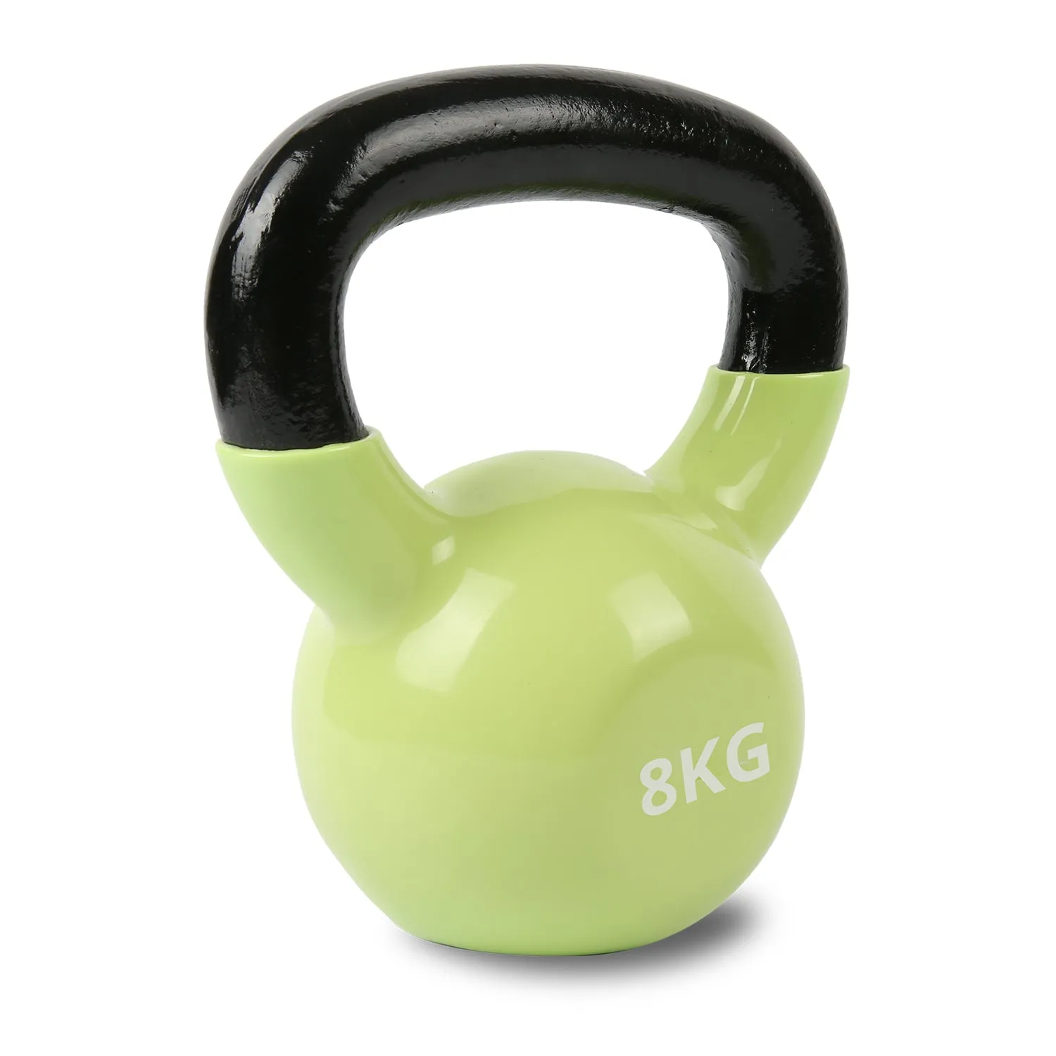 8kg Vinyl Dipped Kettlebell for Strength Training - Cortex