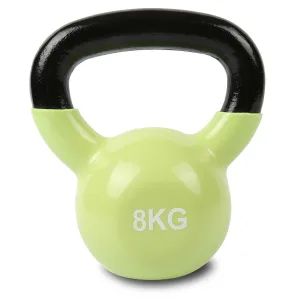 8kg Vinyl Dipped Kettlebell for Strength Training - Cortex