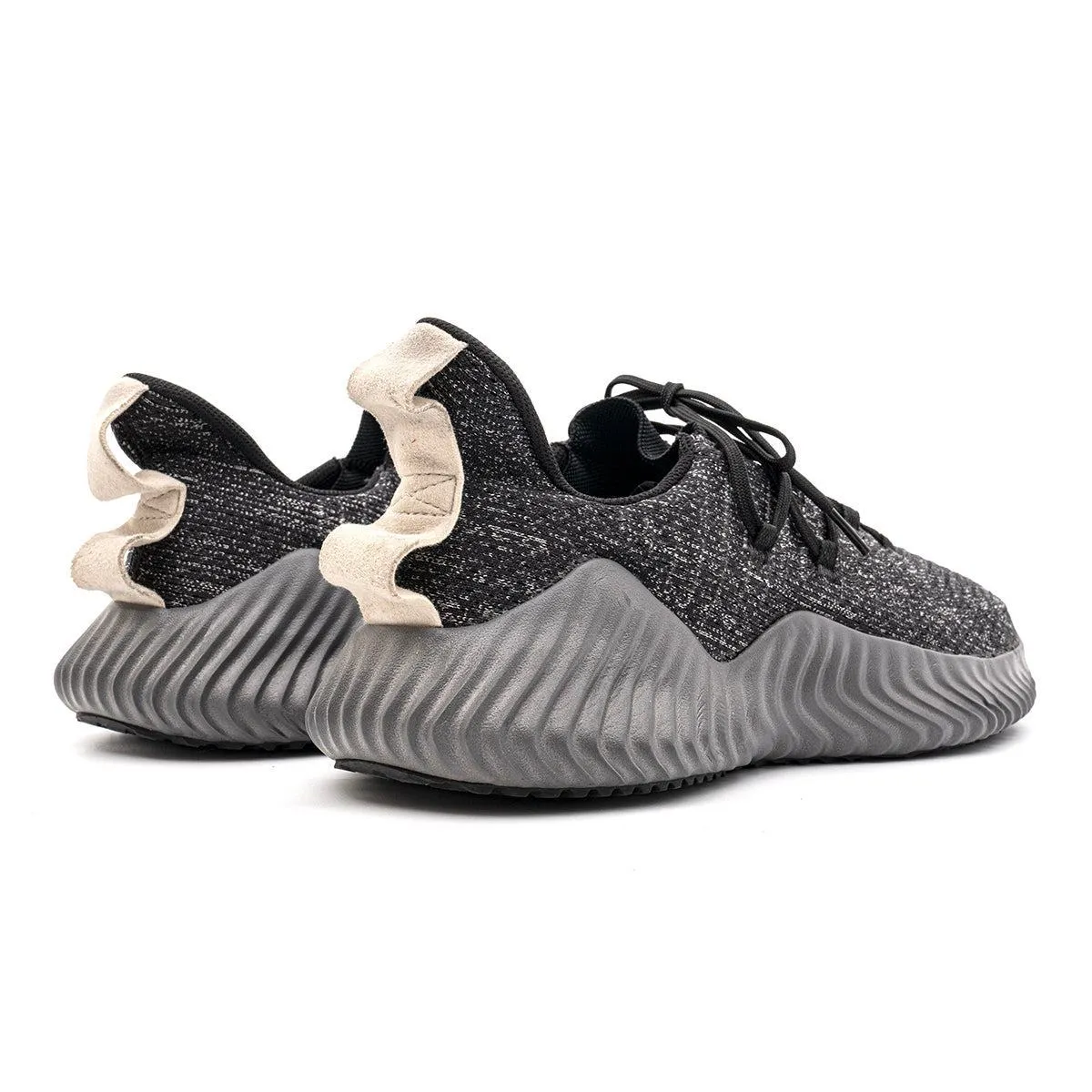 Adidas Alphabounce Lifestyle Sport Shoes Fabric Black Colour For Men