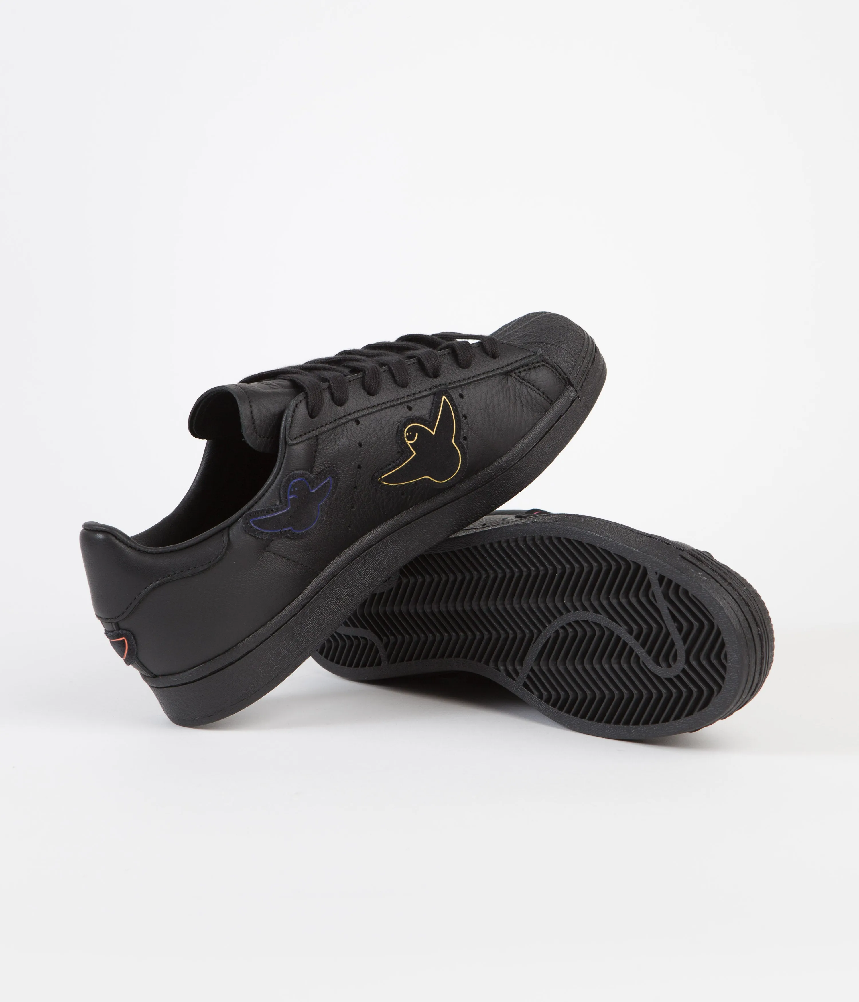 Adidas Gonz Superstar ADV Shoes - Core Black / Core Black / Core Black