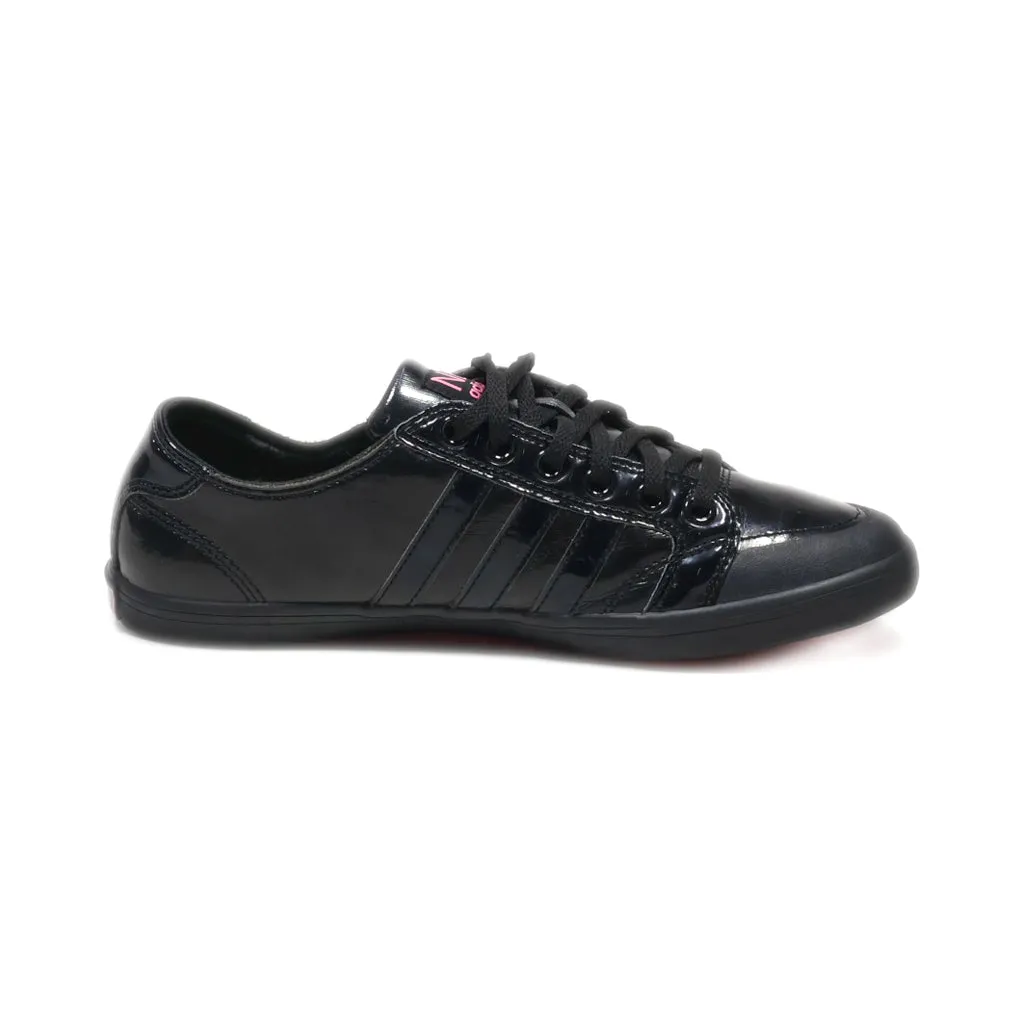 Adidas Neo Sport Shoes Leather Black Colour For Women