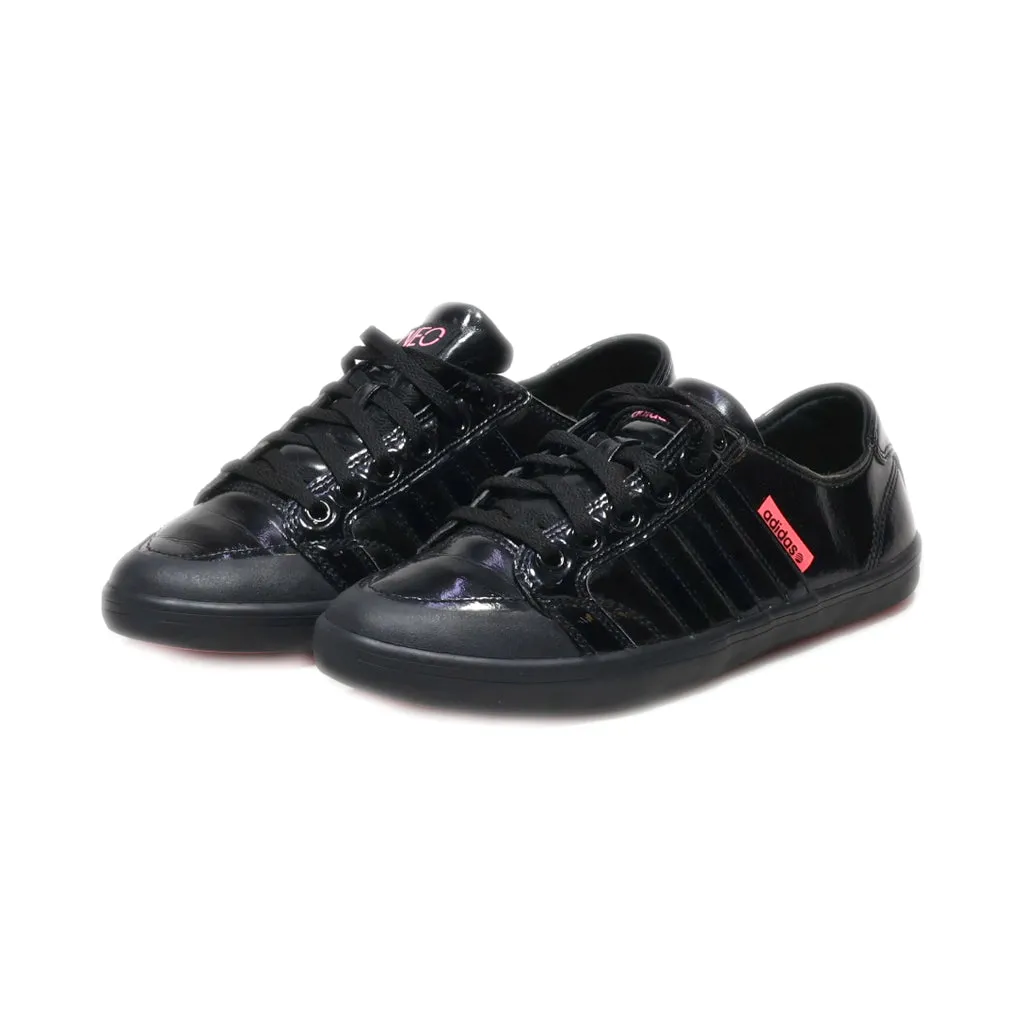 Adidas Neo Sport Shoes Leather Black Colour For Women