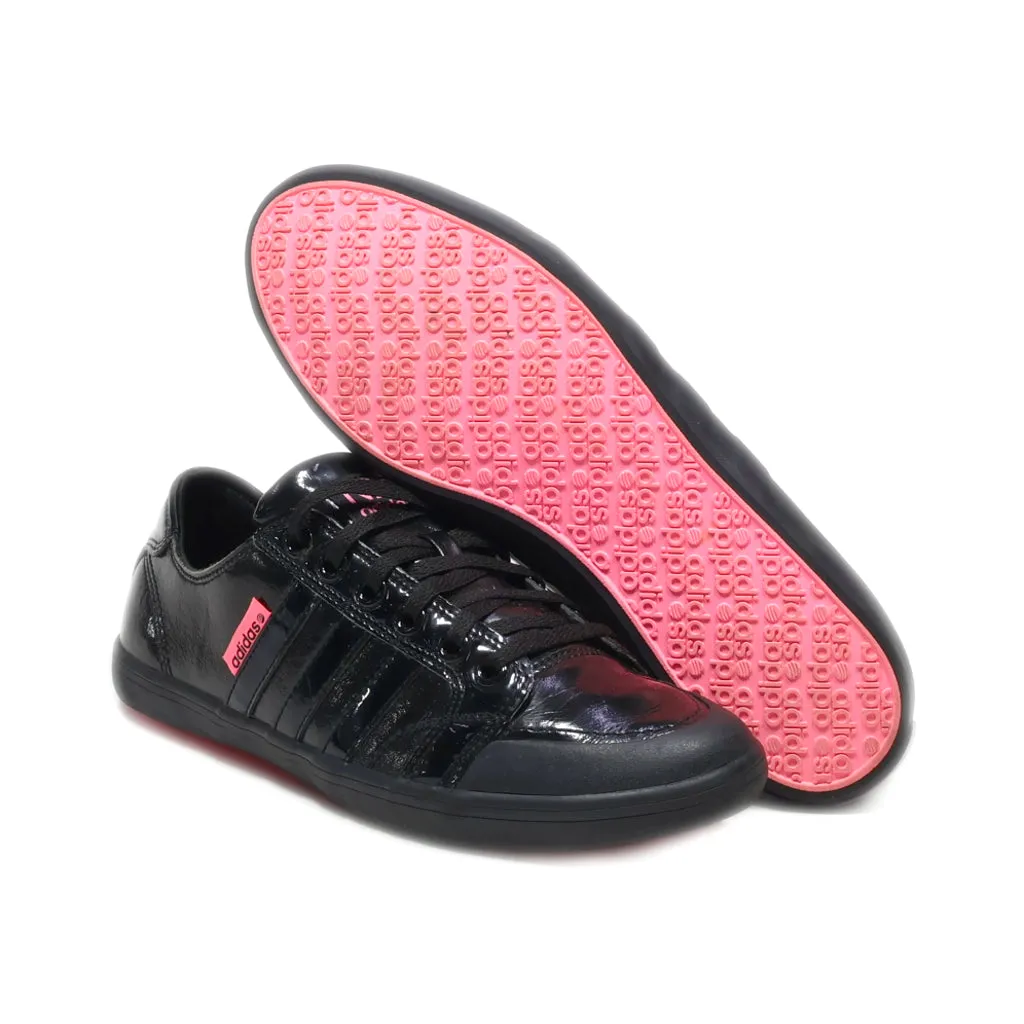 Adidas Neo Sport Shoes Leather Black Colour For Women