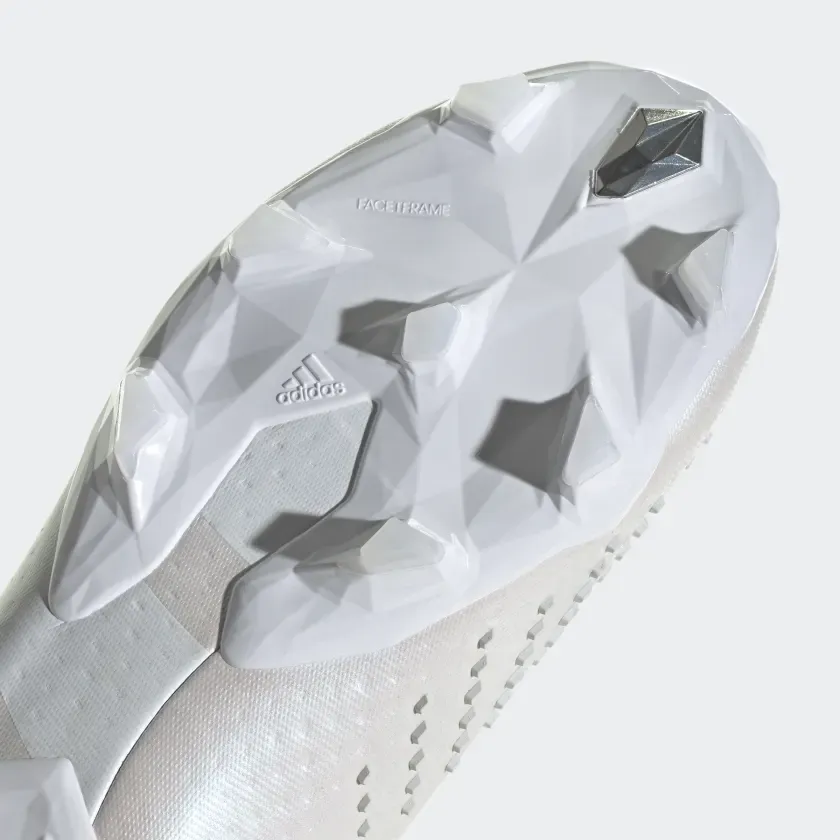 ADIDAS PREDATOR ACCURACY  FIRM GROUND SOCCER CLEATS-Cloud White / Cloud White / Cloud White