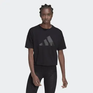 Adidas Train Icons 3 Bar Womens Tee