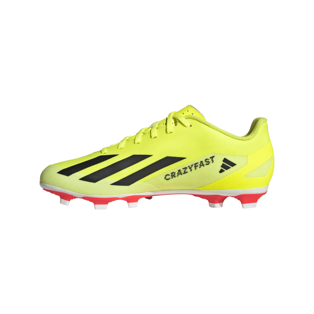 Adidas X Crazyfast Club FxG Adult Soccer Cleat IG0618 Neon Green / White