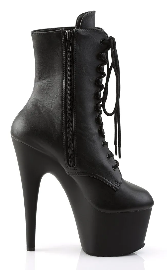 ADORE-1020 Black Matte Ankle Boots