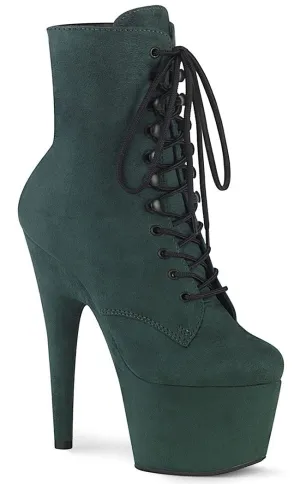 ADORE-1020FS Emerald Green Suede Ankle Boots