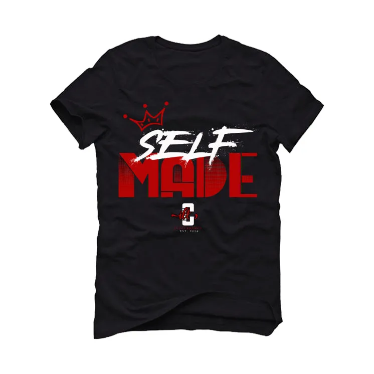 Air Jordan 1 “Bred Patent” Black T-Shirt (Self Made)