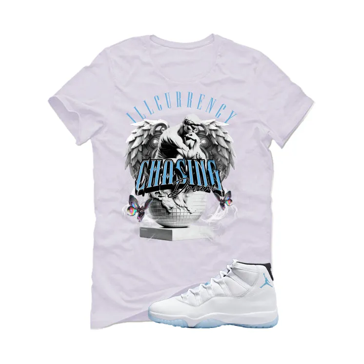 Air Jordan 11 Legend Blue White T-Shirt (Chasing Dreams)| illcurrency