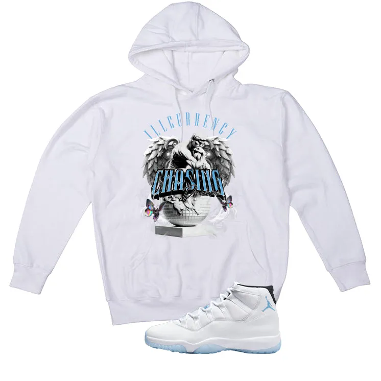 Air Jordan 11 Legend Blue White T-Shirt (Chasing Dreams)| illcurrency