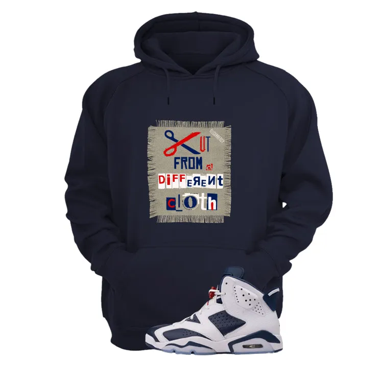 Air Jordan 6 Olympic Navy Blue T-Shirt (Cut from a different cloth)| illcurrency