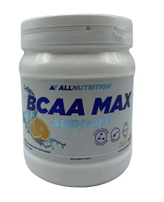 Allnutrition BCAA Max Support, Orange - 500 grams