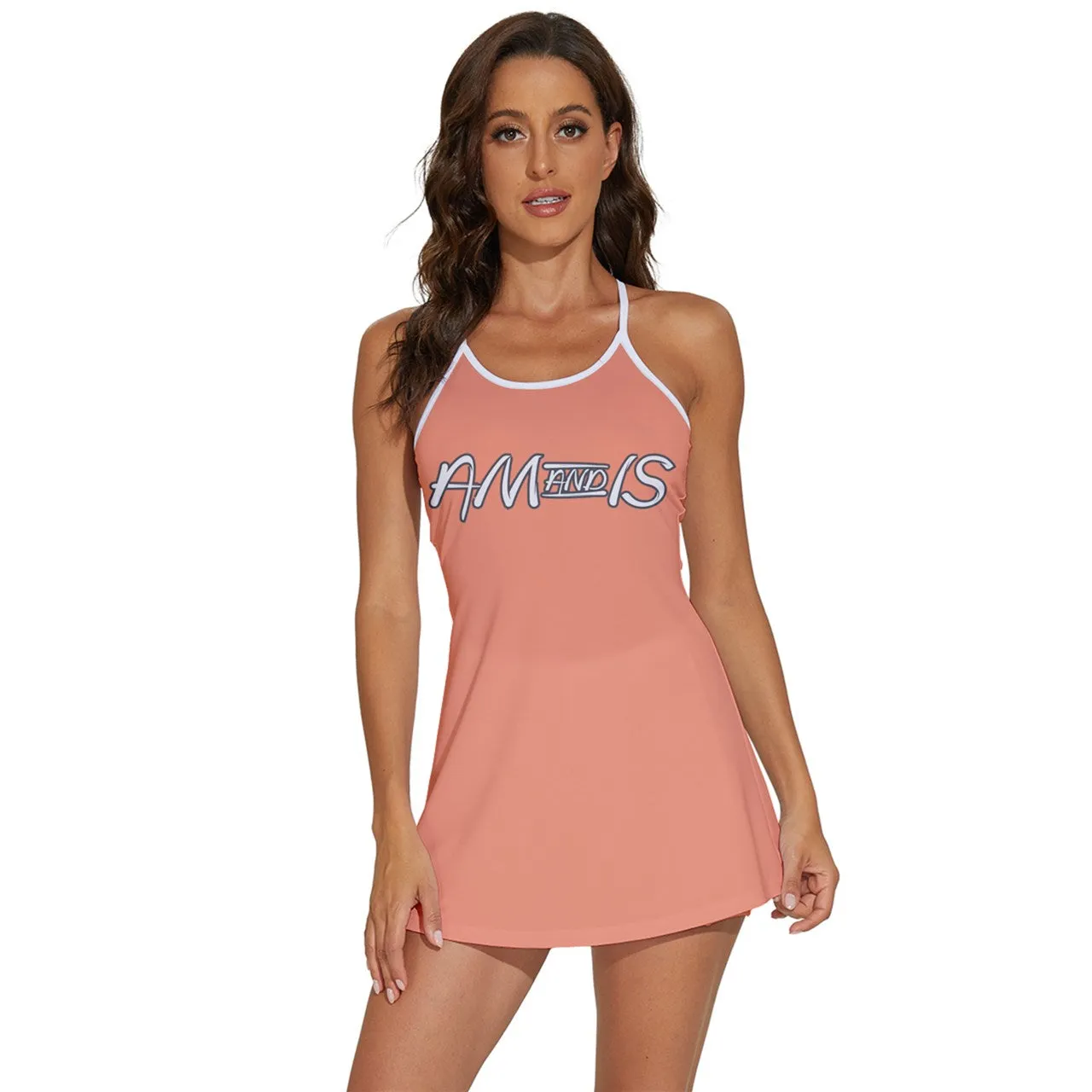 Am&Is Activewear 2-in-1 Flare Activity Dress - 3 colors