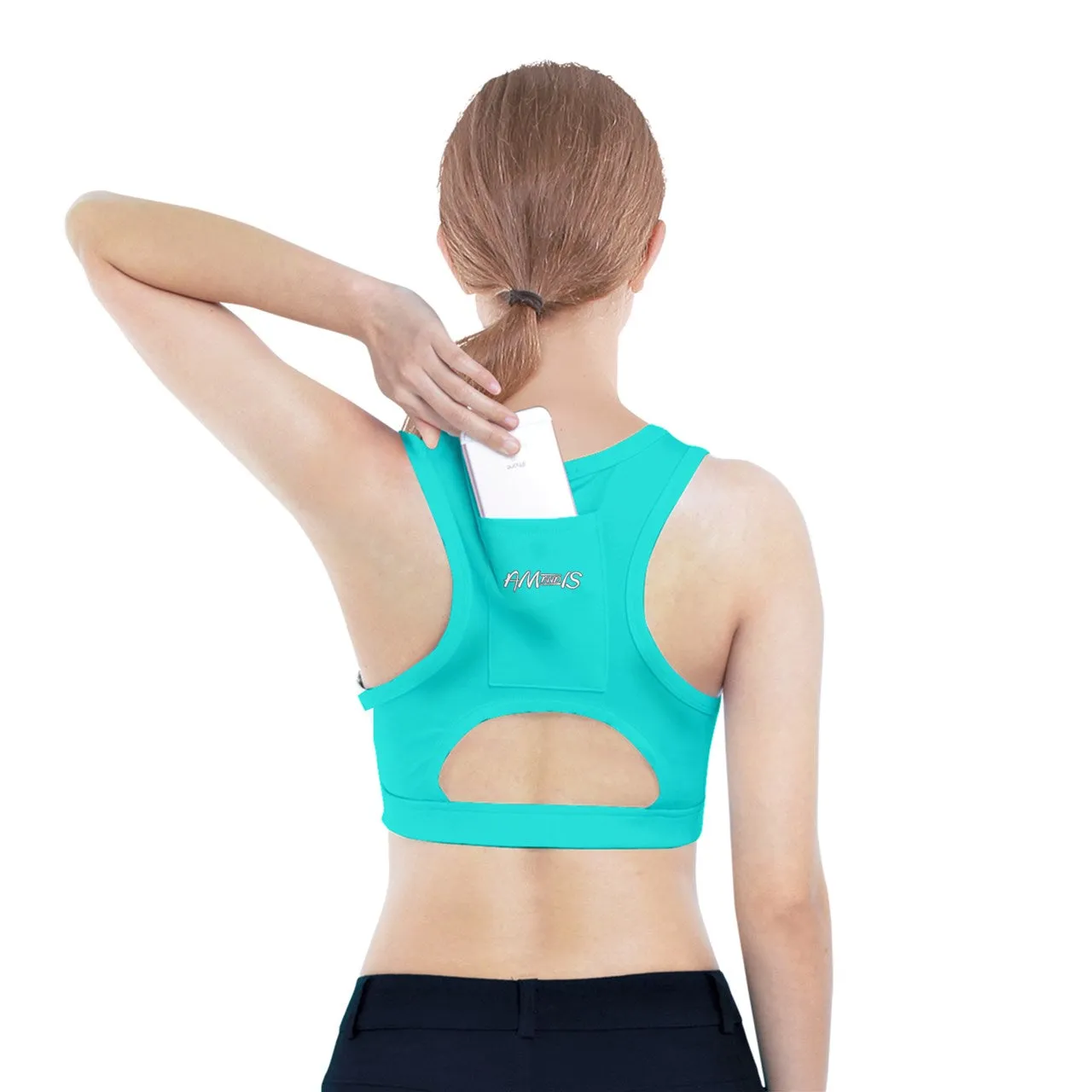 Am&Is Activewear Sports Bra With Pocket - 6 colors