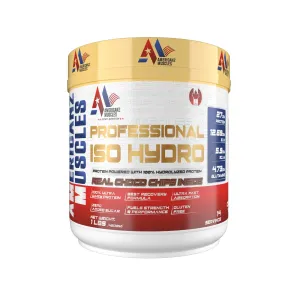 Americanz Muscles Professional ISO HYDRO Protein | 27g Per Scoop | 14 Servings | Cookie & Cream, 1 LBS | Chocolate Truffle | Whey Isolate Muscle Building Supplement | FSSAI Approved | Imported