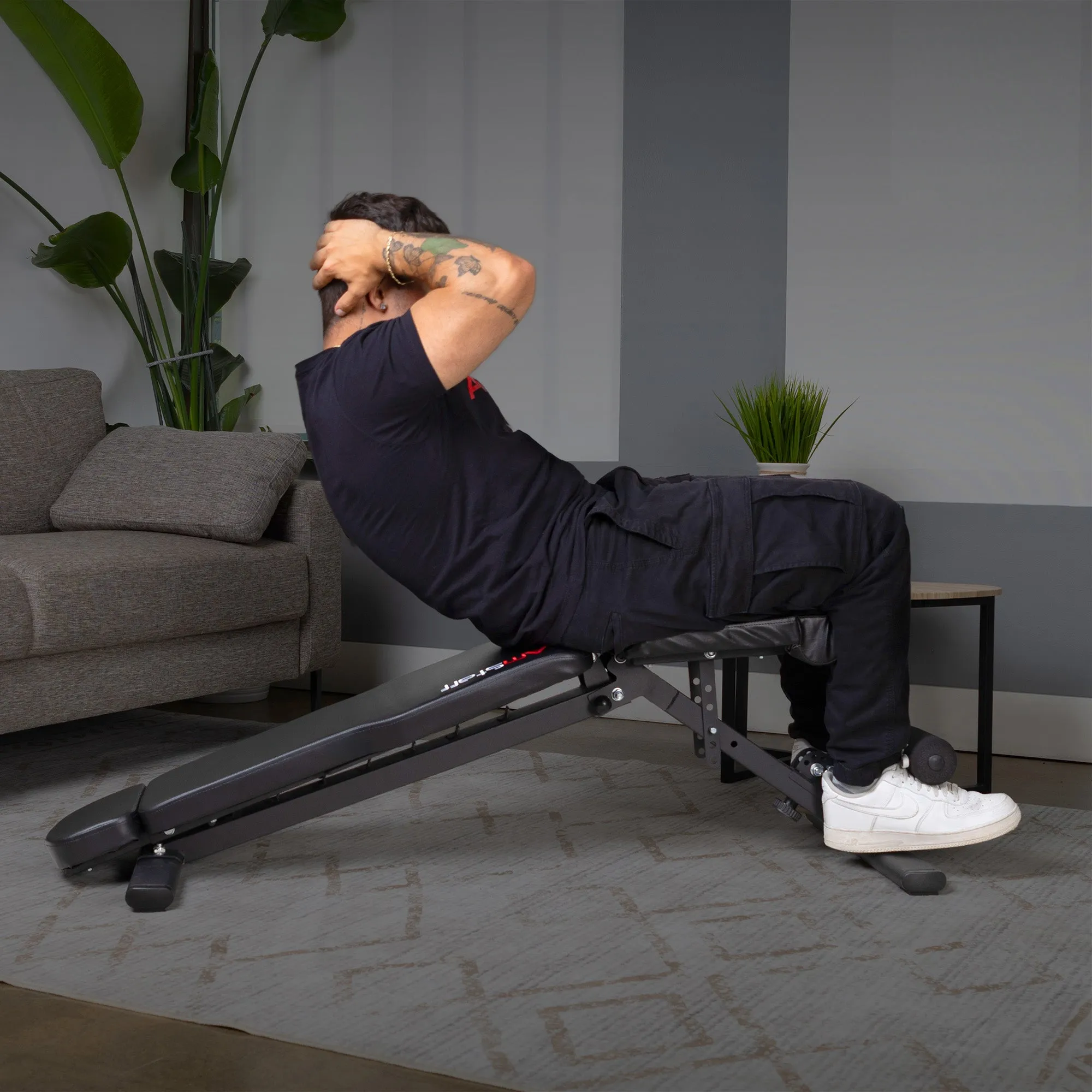 AmStaff Fitness Adjustable Folding Bench