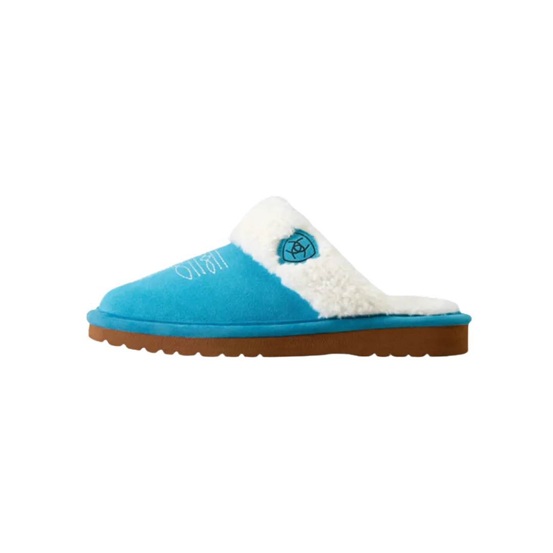 Ariat Women's Jackie Square Bright Turquoise Slipper