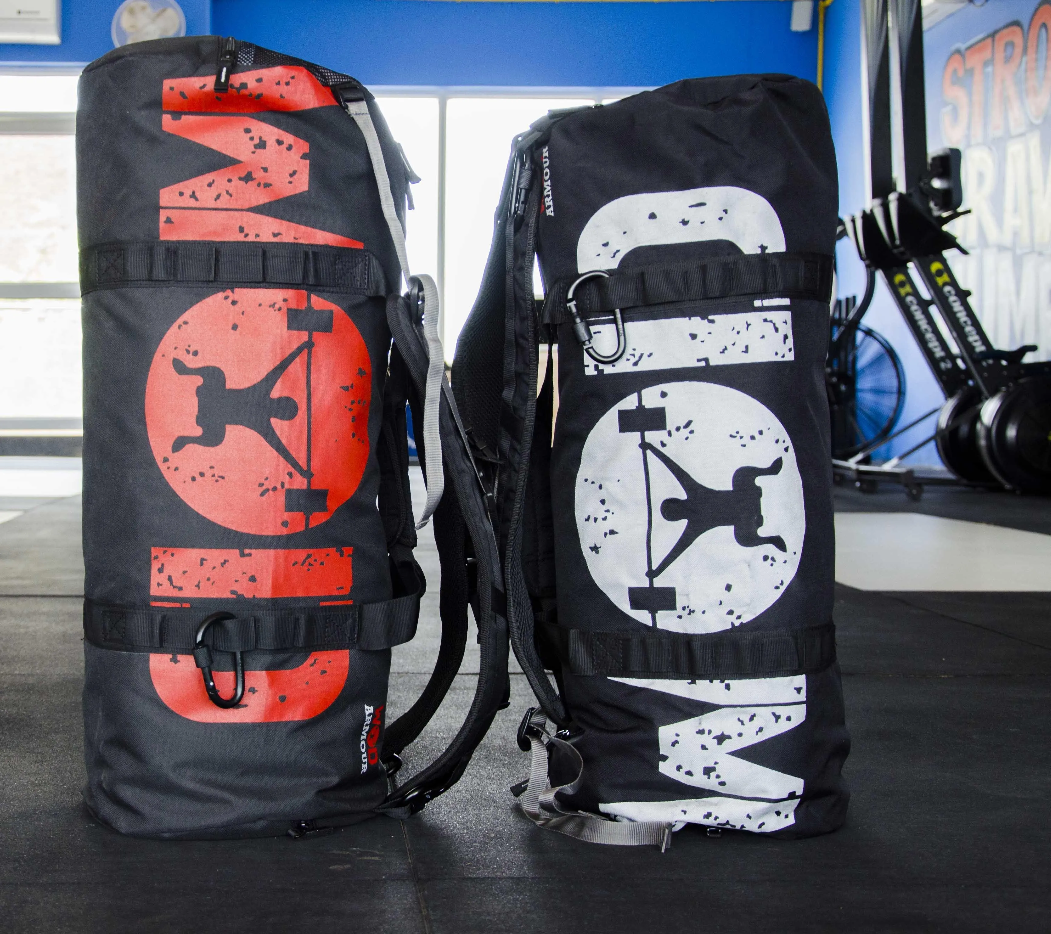 Armour Gym and Travel Bag with carabiner