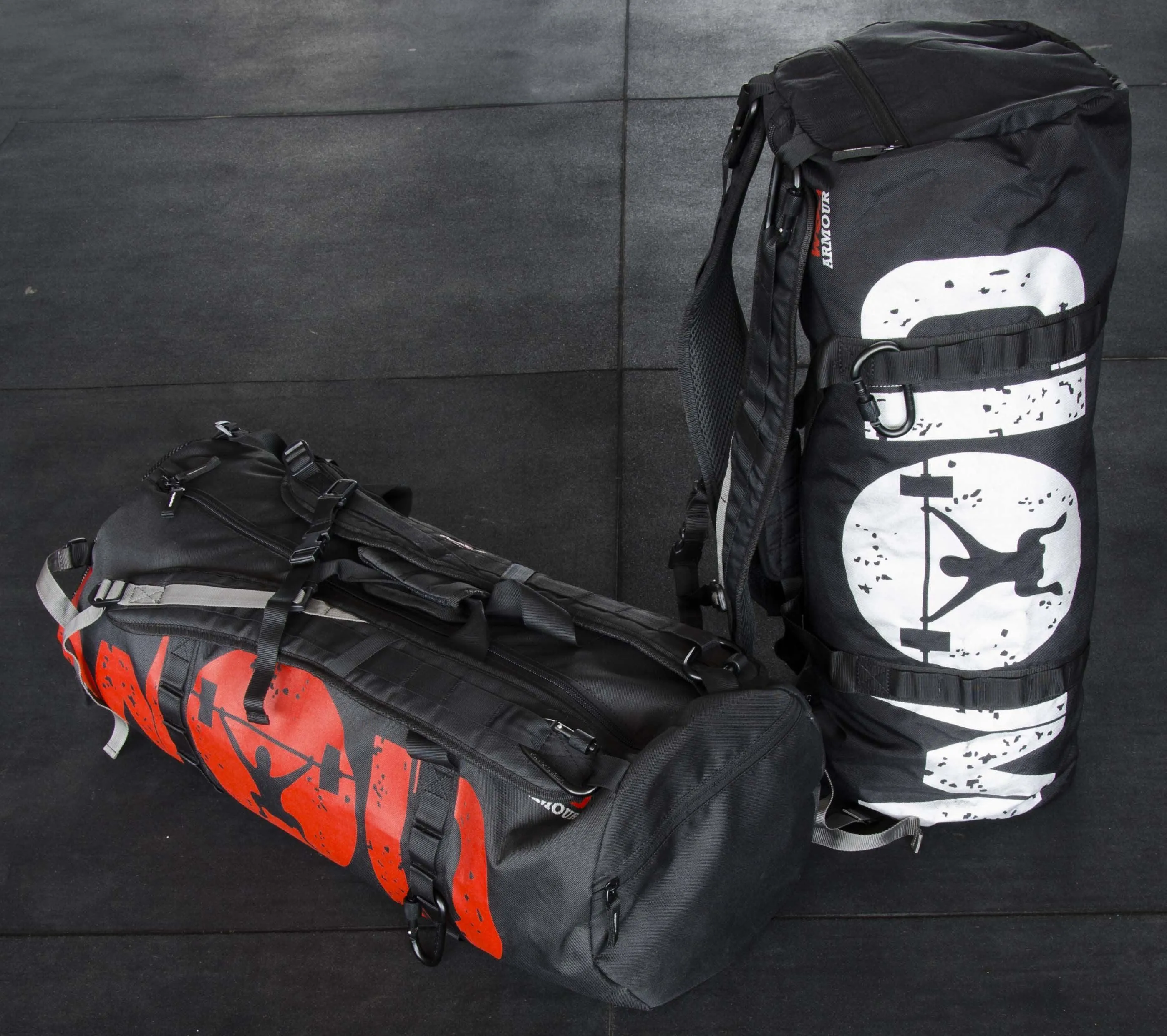 Armour Gym and Travel Bag with carabiner