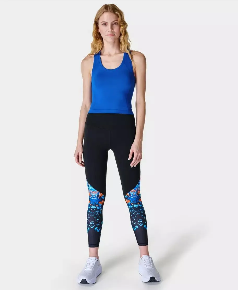 Athlete Seamless Workout Tank Sb6545 Lightning-Blue