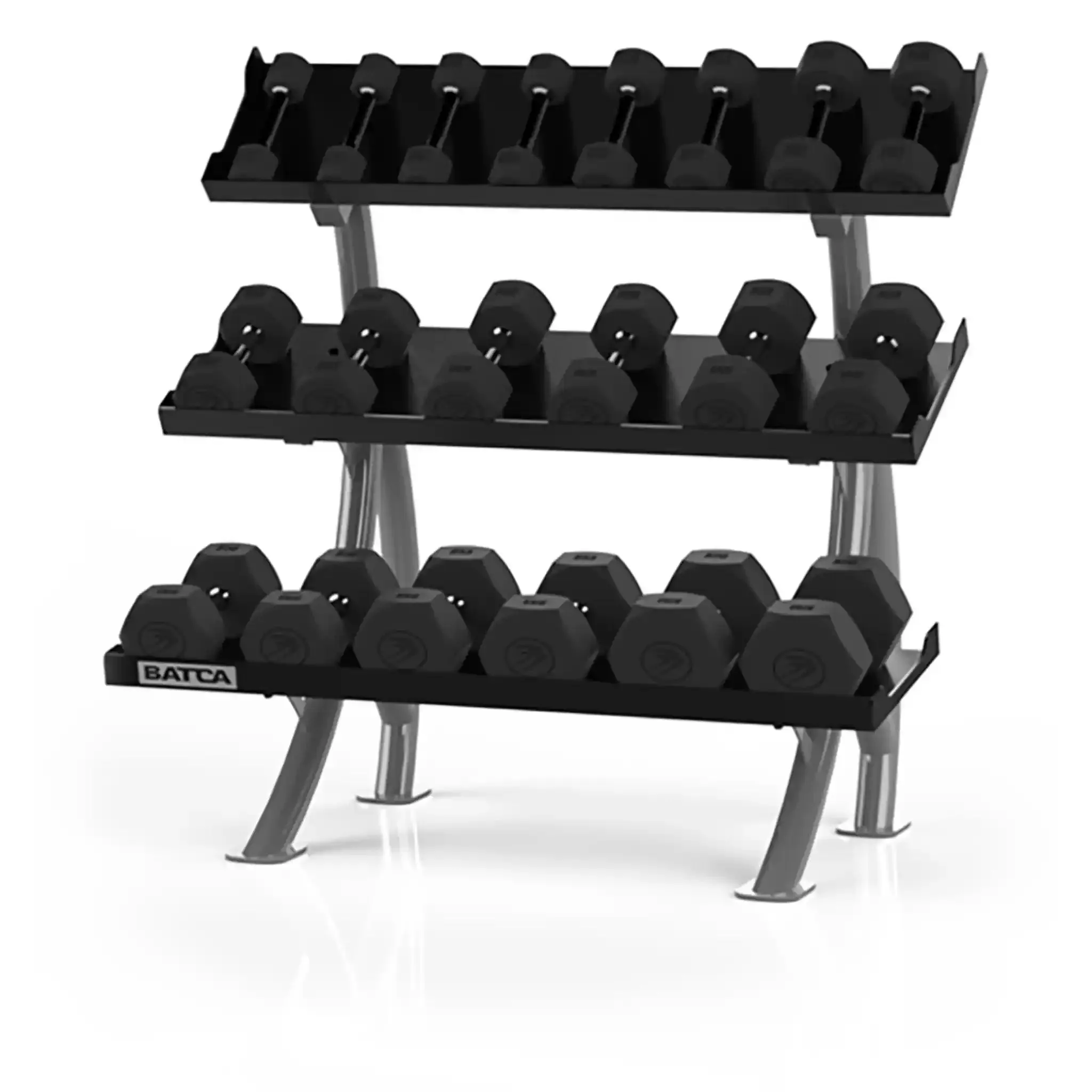 Batca Fitness 3 Tier Dumbbell Rack | 4'