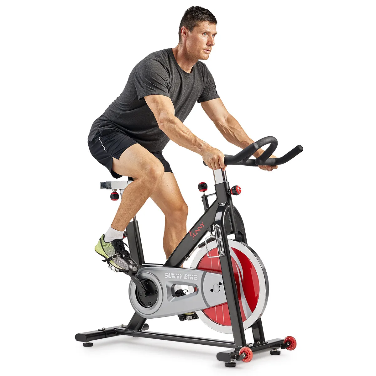 Belt Drive Indoor Cycling Bike with 49 LB Flywheel