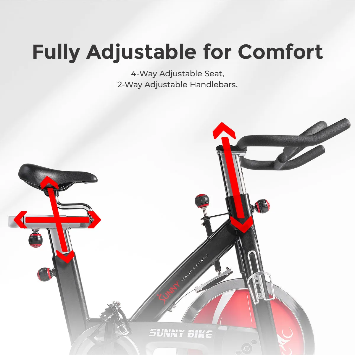 Belt Drive Indoor Cycling Bike with 49 LB Flywheel