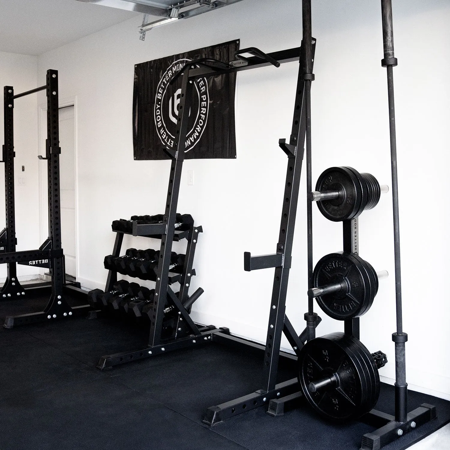 Better Body Power Bundle with Incline Squat Rack | 5-45lbs