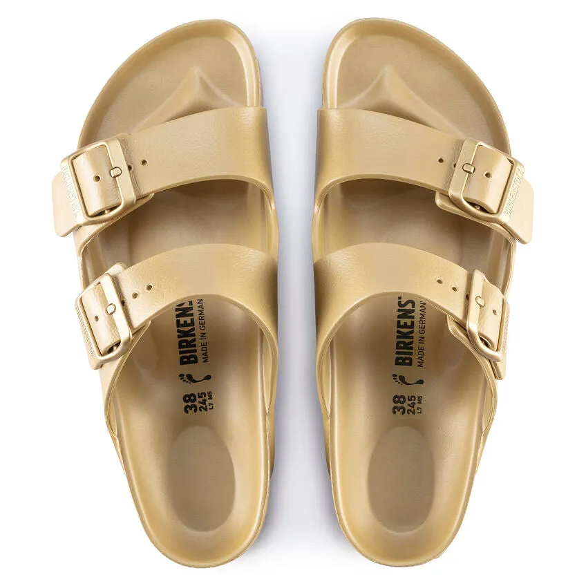 Birkenstock Women's Arizona EVA Sandals - Metallic Gold