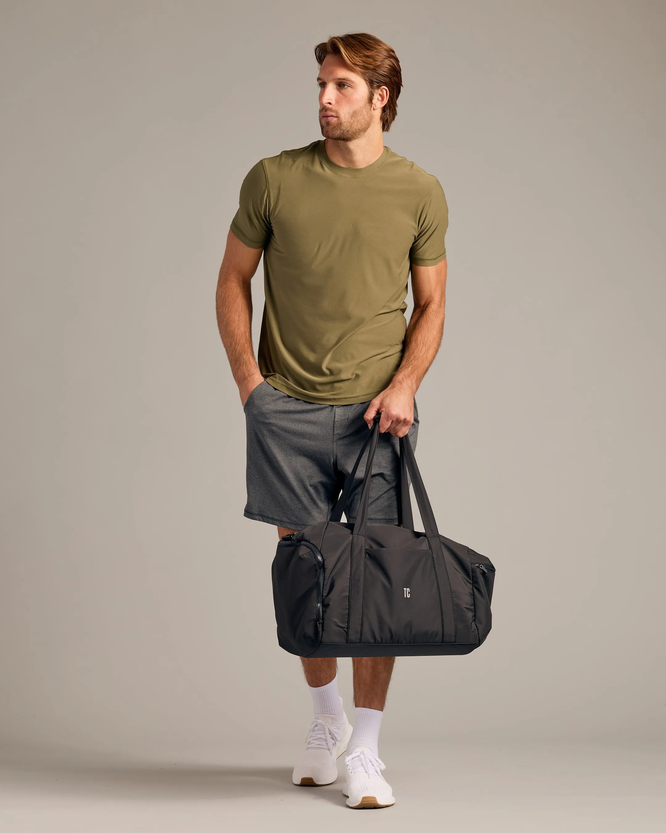 Black Gym Duffle Bag