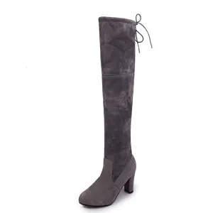 Black Knee High Boots For Women