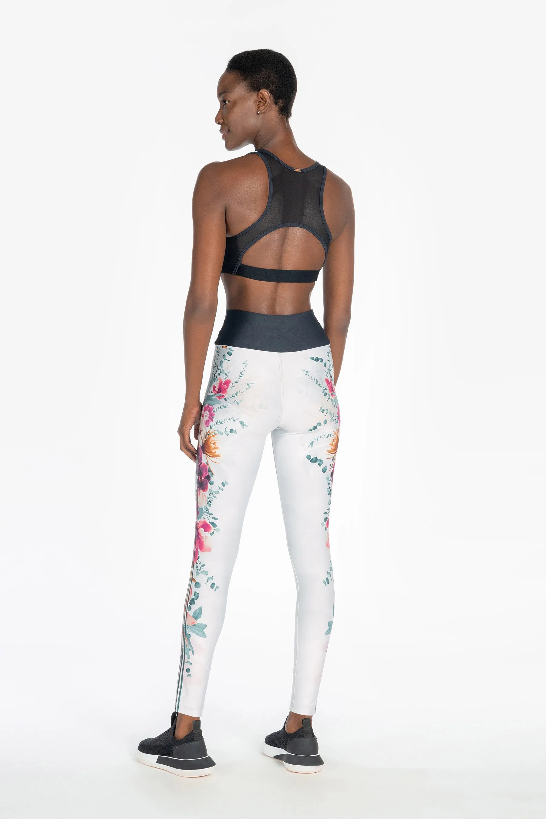 Blooming Holographic Legging