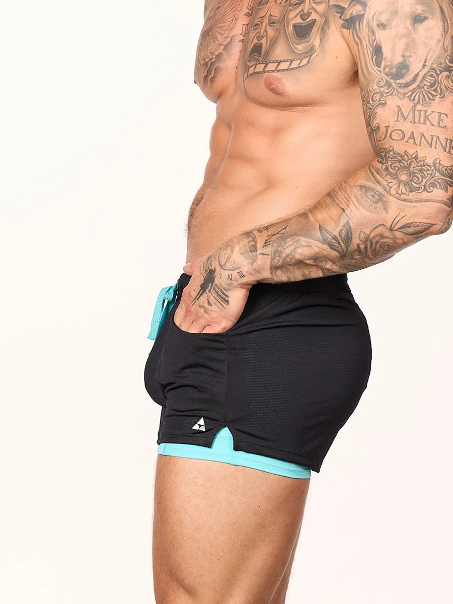 Body Force 2-in-1 Gym Shorts