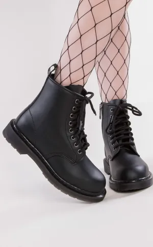 BOLT-100 Black Lace Up Boots [Au Stock]