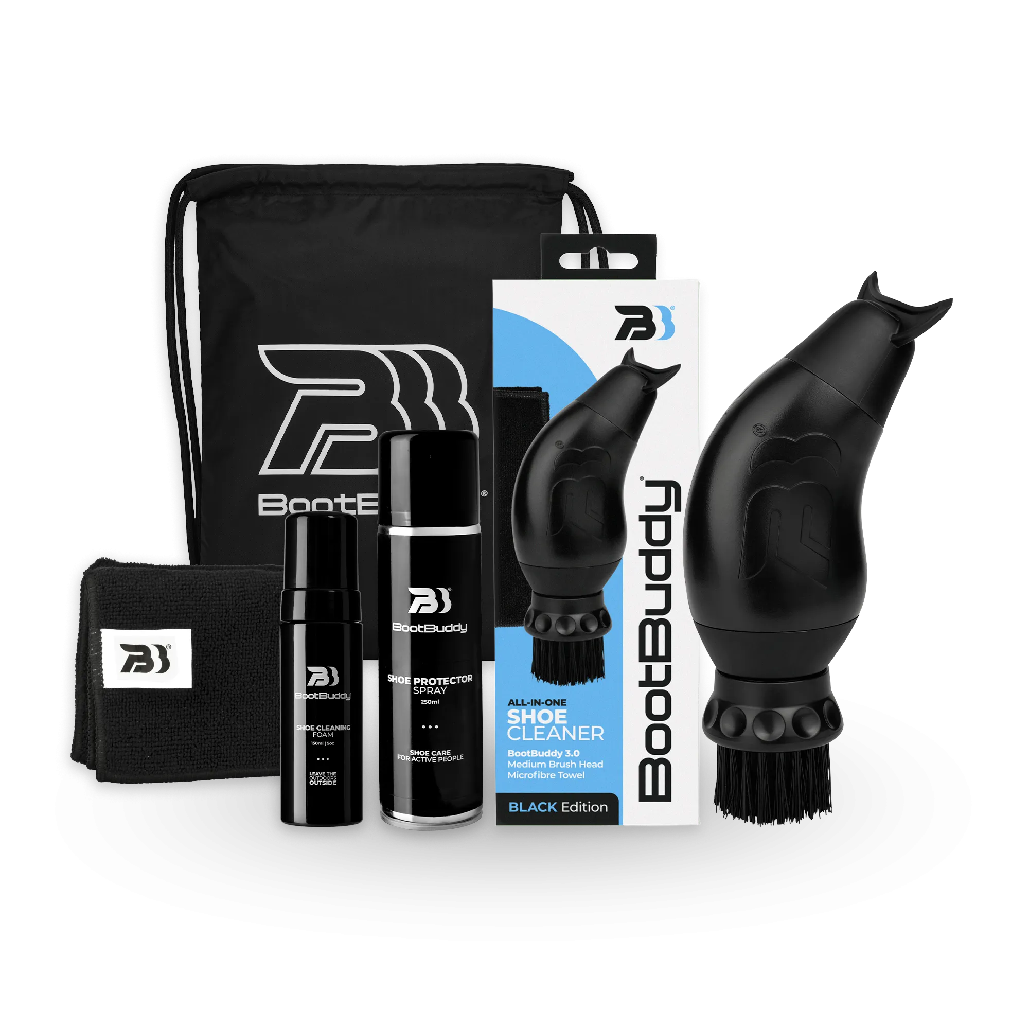 Boot Buddy 3.0 Black - Complete Care Kit