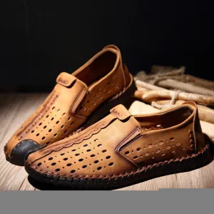 Breathable Hole Summer Leisure Beach Moccasin Shoe