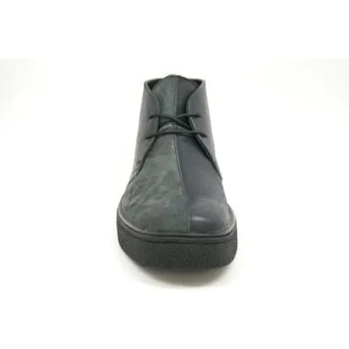 British Walkers Playboy Men's Black and Grey Leather