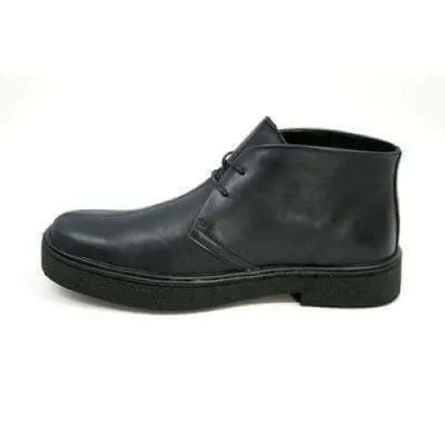 British Walkers Playboy Men's Black and Grey Leather