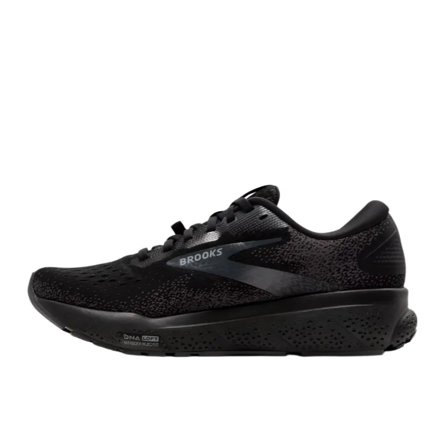 Brooks Mens Trainer Ghost 16 GTX Black/Black/Ebony