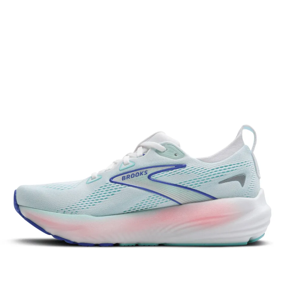 Brooks Women's Glycerin 22 Running Shoes in White/Limpet Shell/Amparo Blue SS25