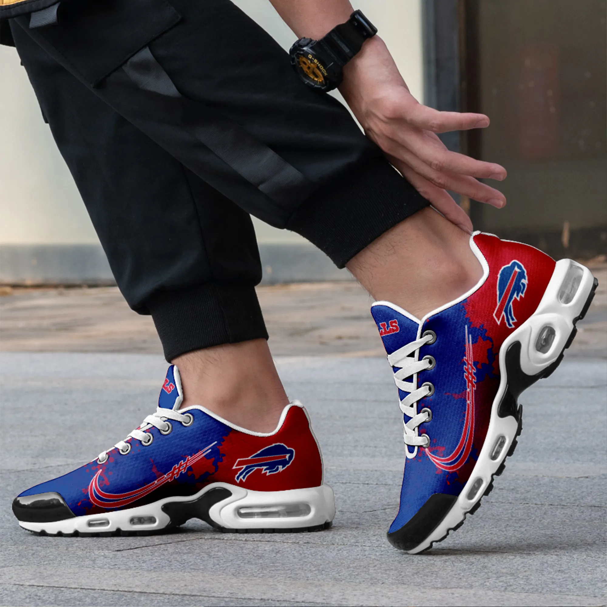 Buffalo Bills- Fashion Men/Women Sports Shoes Sports Wear Shoes NFL Game Comfortable and Breathable