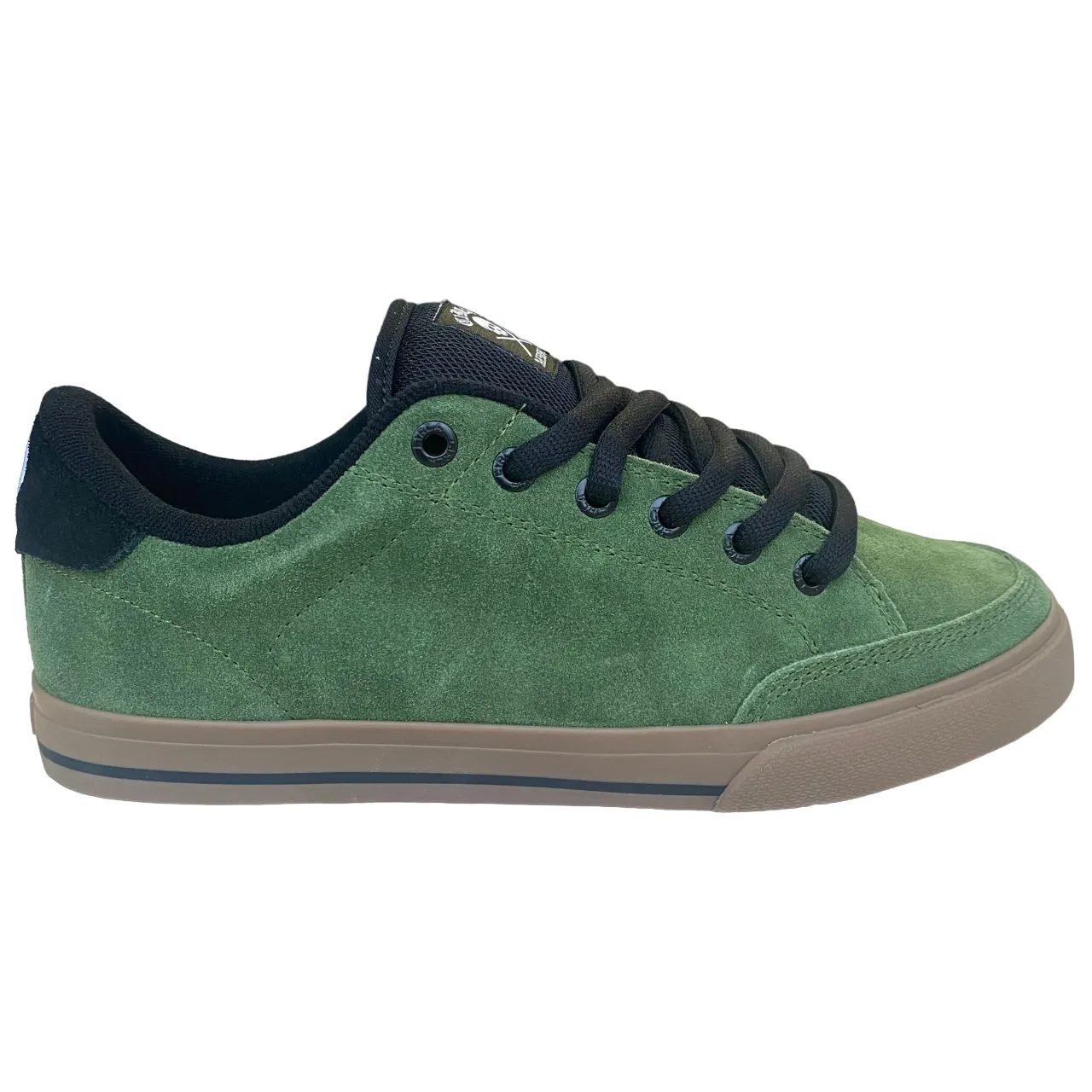 C1RCA scarpa sneakers da skateboard da uomo Adrian Lopez 50 Pro verde nero caramello