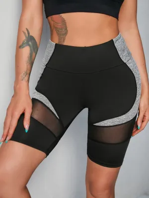 Catalina Colorblock Mesh Workout Shorts