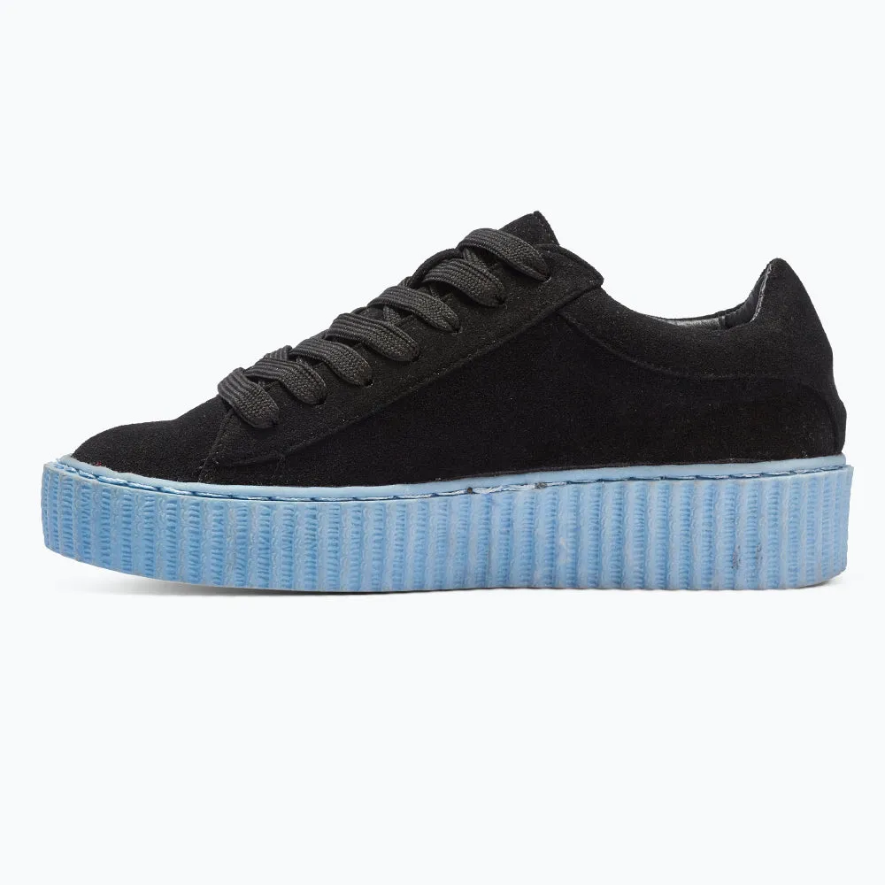 Cent2 Black Suede Blue